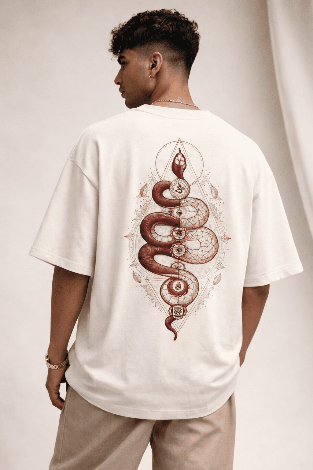 Narayan print oversize t-shirt